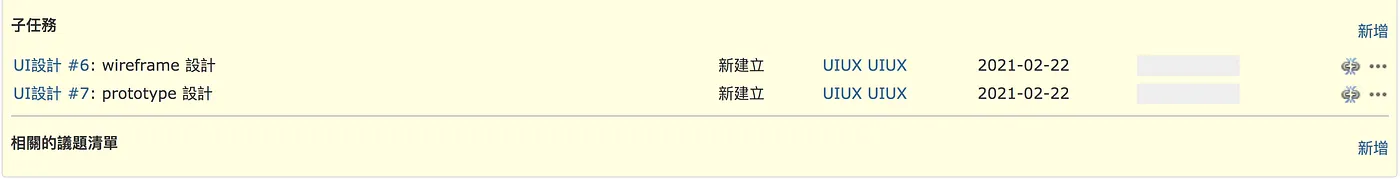 STEP 3：組員收到議題的分配通知，根據需求細分子議題（圖 19）