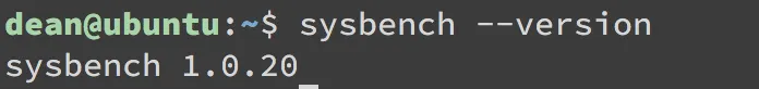 安裝 sysbench(圖 6)