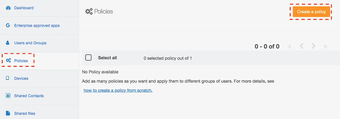 STEP 4:創建並設定 Policies(圖 15)