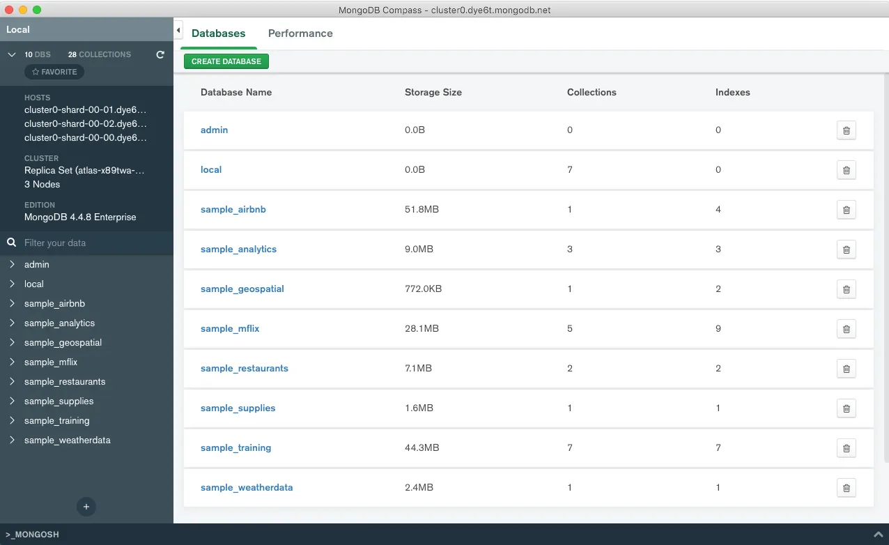 一、建立雲端 MongoDB(圖 22)