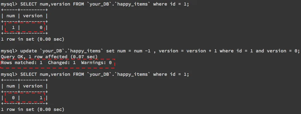 2.4 在 MySQL DB 實作樂觀鎖（圖 9）