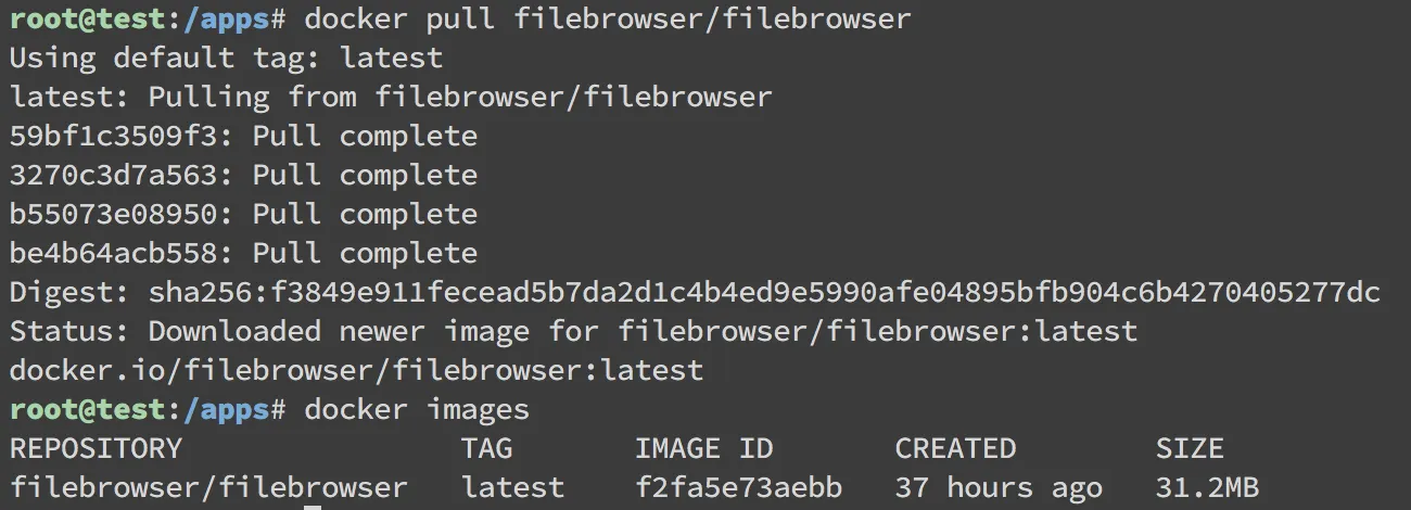 STEP 2：抓取官方最新 Docker image（圖 9）