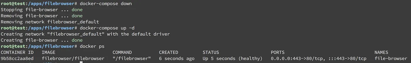 docker ps 可以顯示運行中的 docker
