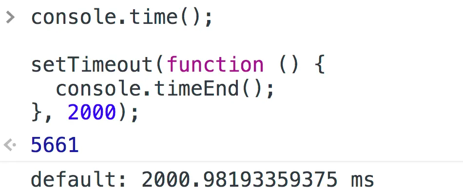 五、用 console.time() 追蹤程式執行時間,找出效能瓶頸(圖 10)