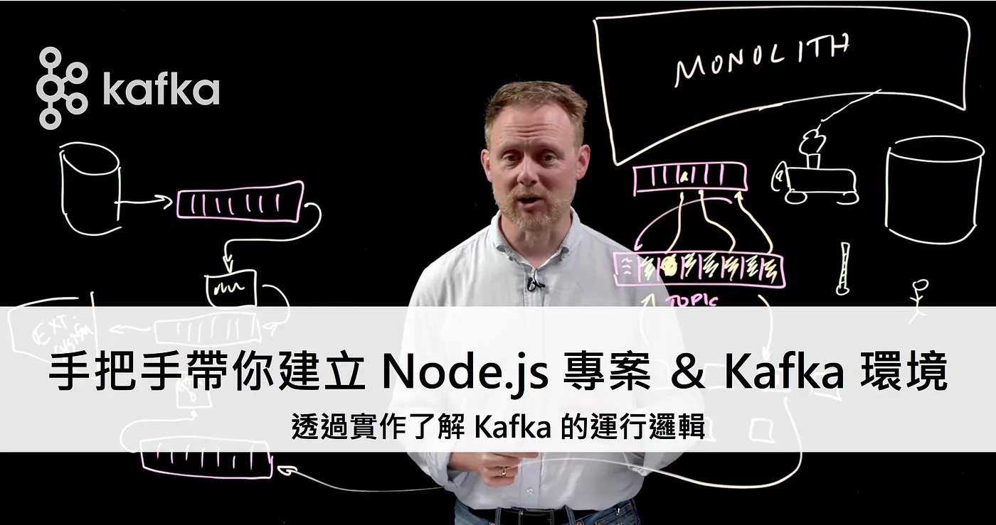 手把手帶你建立 Node.js 專案 ＆ Kafka 環境，透過實作了解 Kafka 的運行邏輯（圖 1）