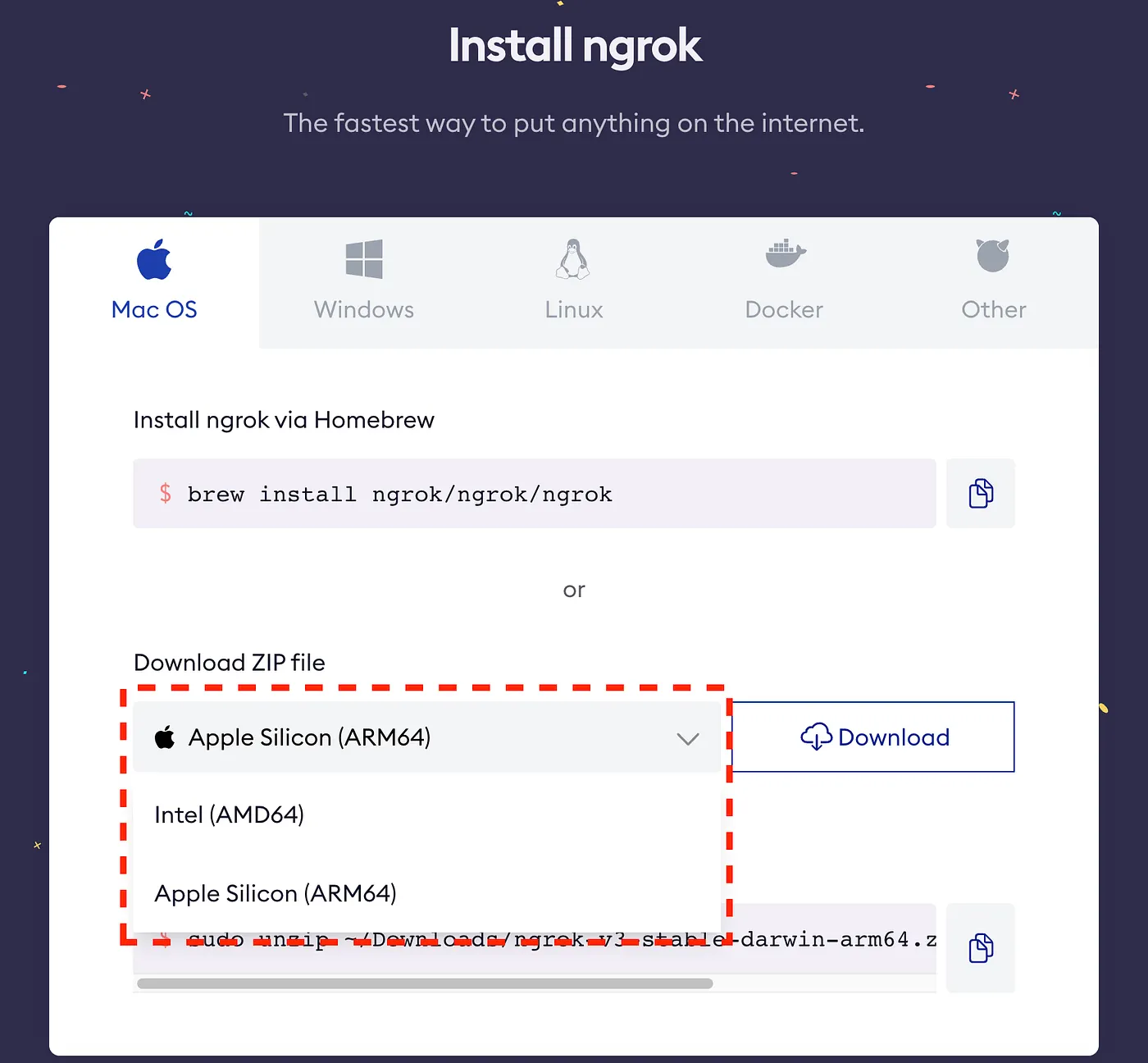在 local 建立一個可以讓 Line 訪問的 HTTP server（ngrok）（圖 4）