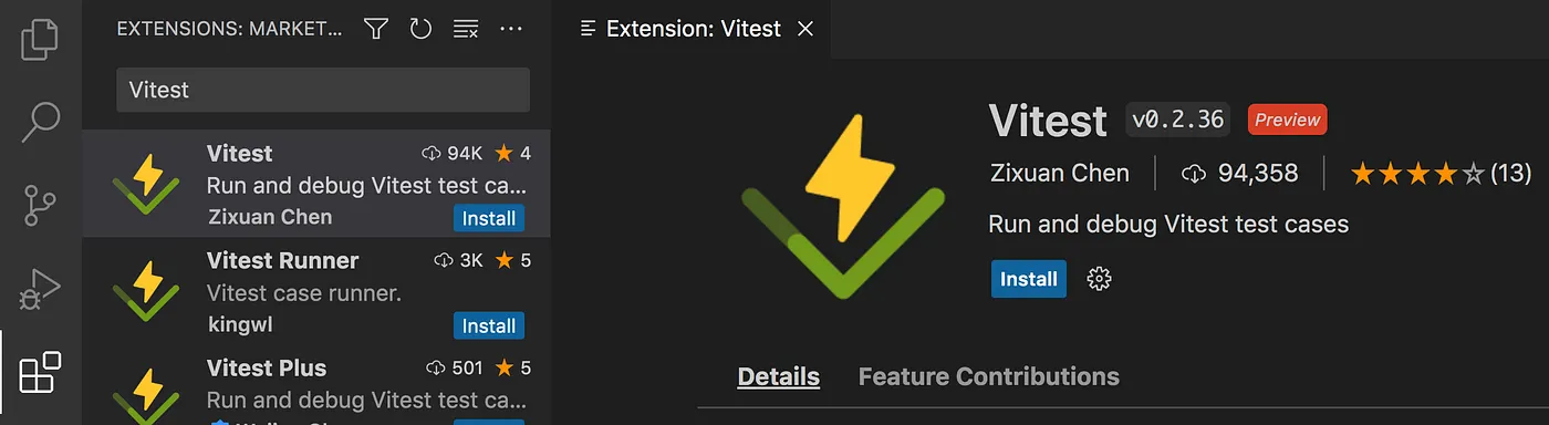 五、VSCode 的 Vitest 外掛(圖 6)