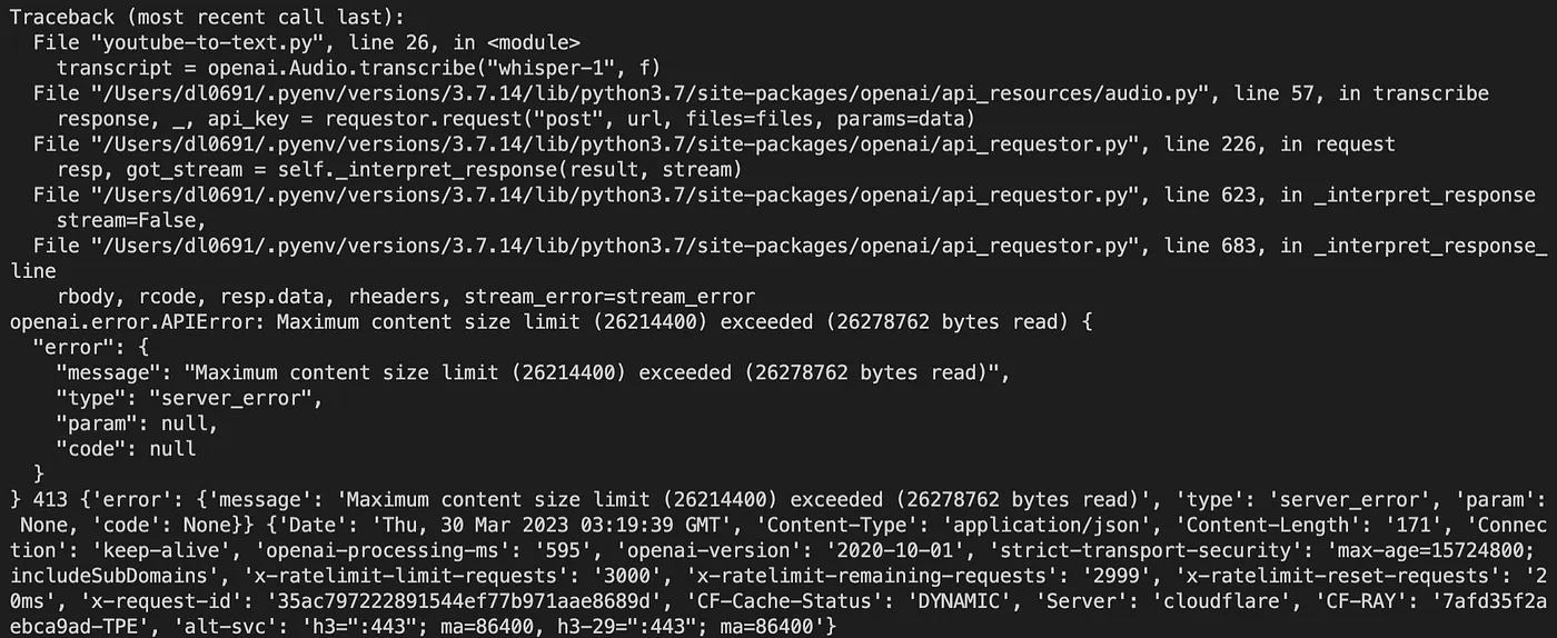 進階應用！詢問 ChatGPT 如何用 Python 將 Youtube 影片轉換成逐字稿（OpenAI 的 whisper）（圖 6）
