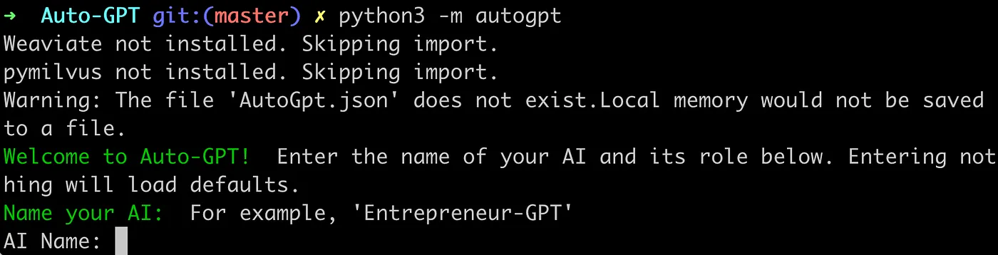 讓 Auto-GPT 跑起來！基礎操作說明（圖 11）