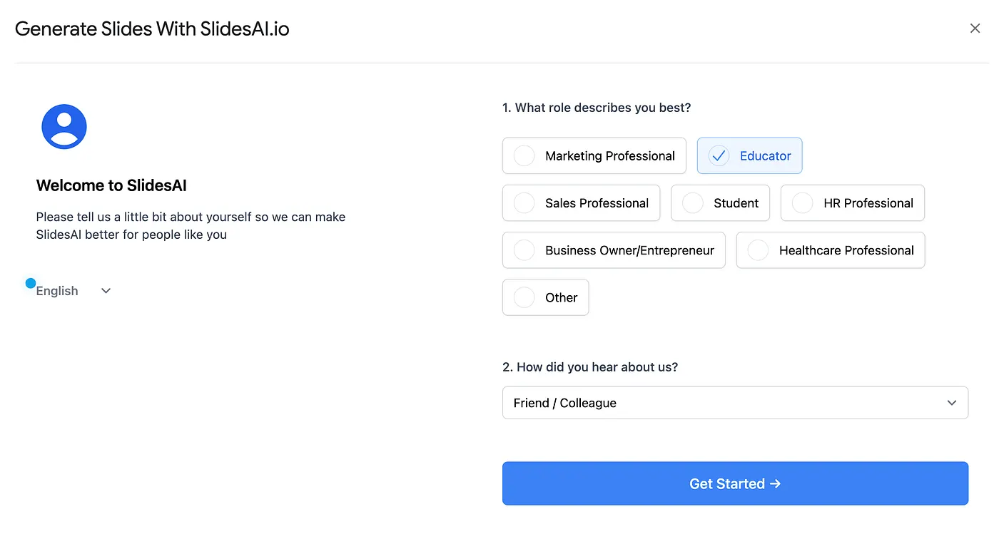SETP 2:建立一個新的 Google Slide,體驗「SlidesAI」的強大(圖 6)