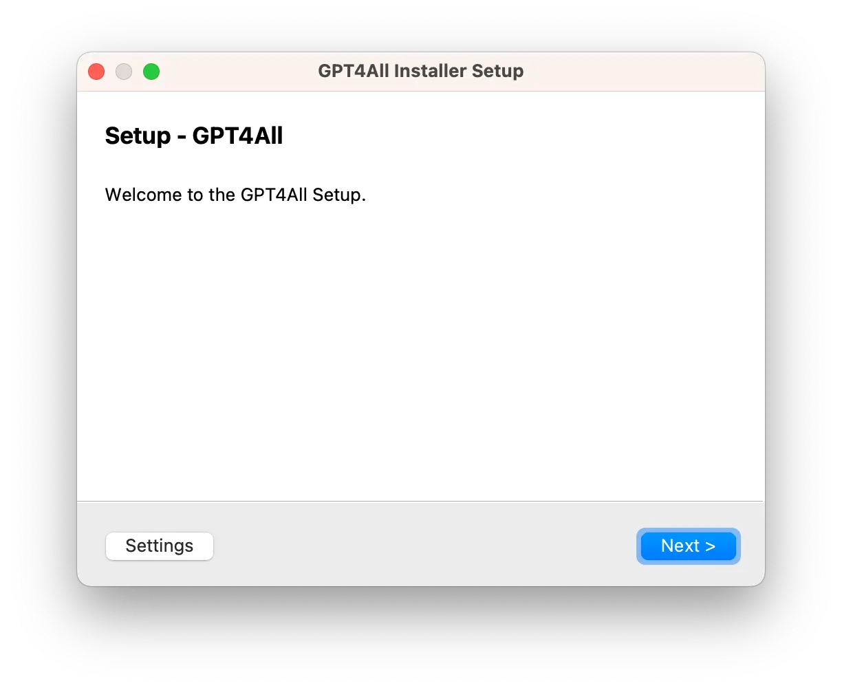STEP 2：安裝 GPT4All（圖 4）