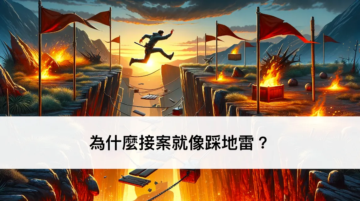 為什麼接案就像踩地雷？苦主幫你來掃雷 ── 設計管理系列文（圖 1）