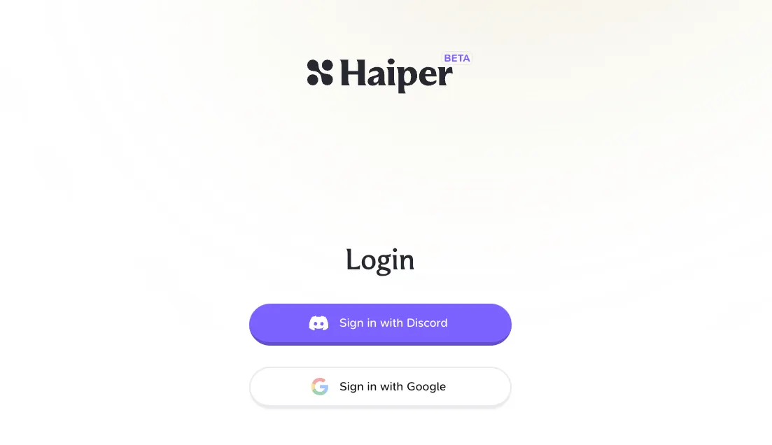 一、註冊 Haiper AI（圖 3）