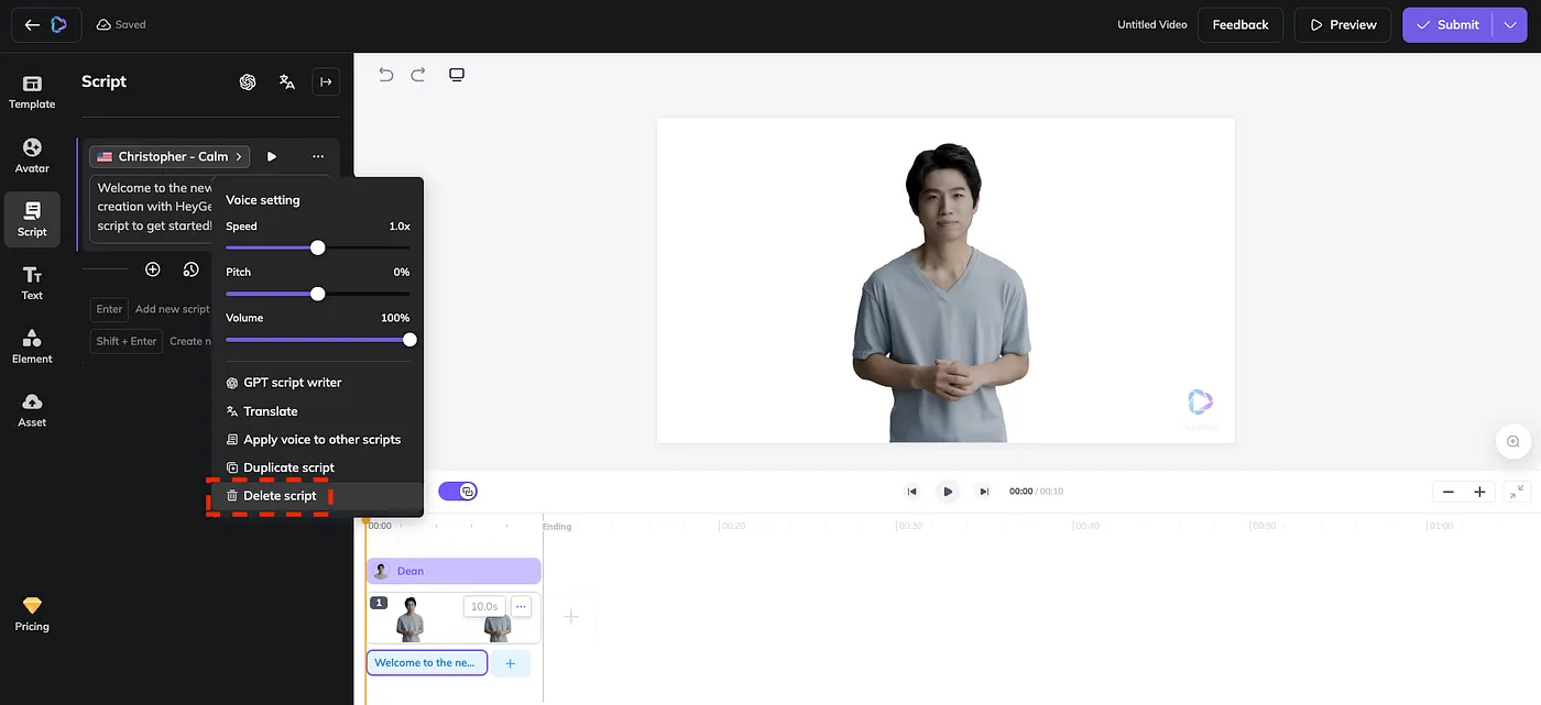 STEP 3: 用虛擬分身來製作多國語言的影片（圖 12）