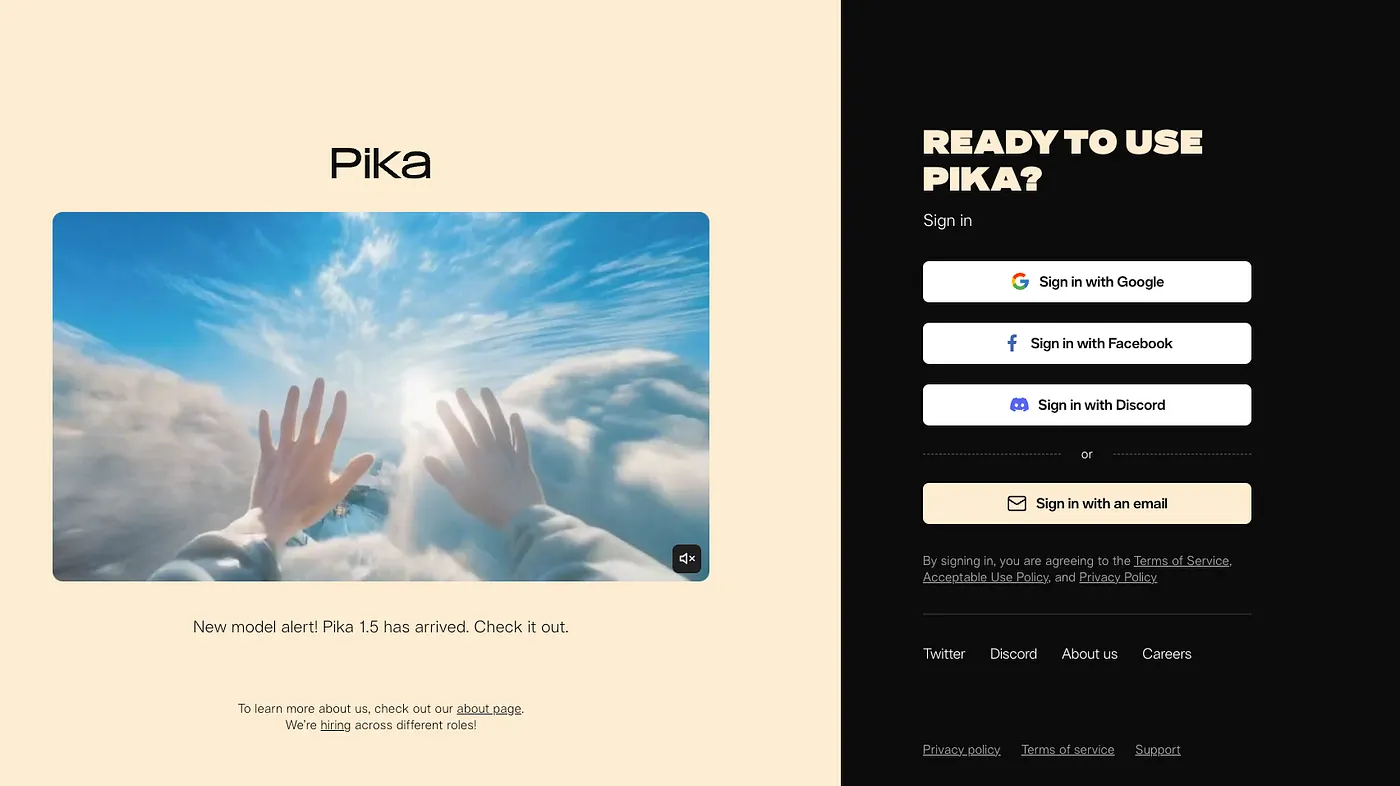 一、註冊 Pika（圖 3）