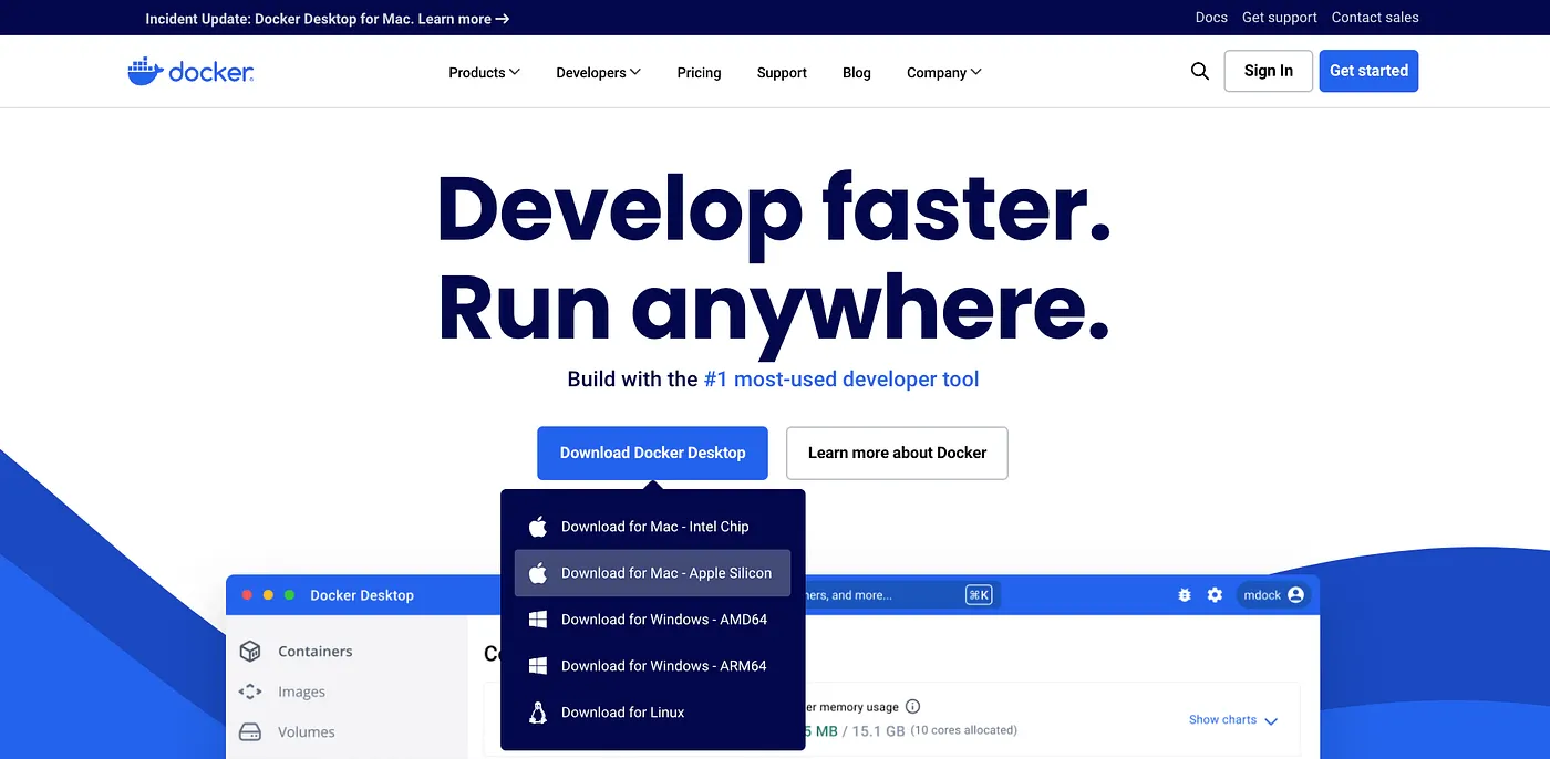 STEP 1: 安裝 Docker（圖 2）