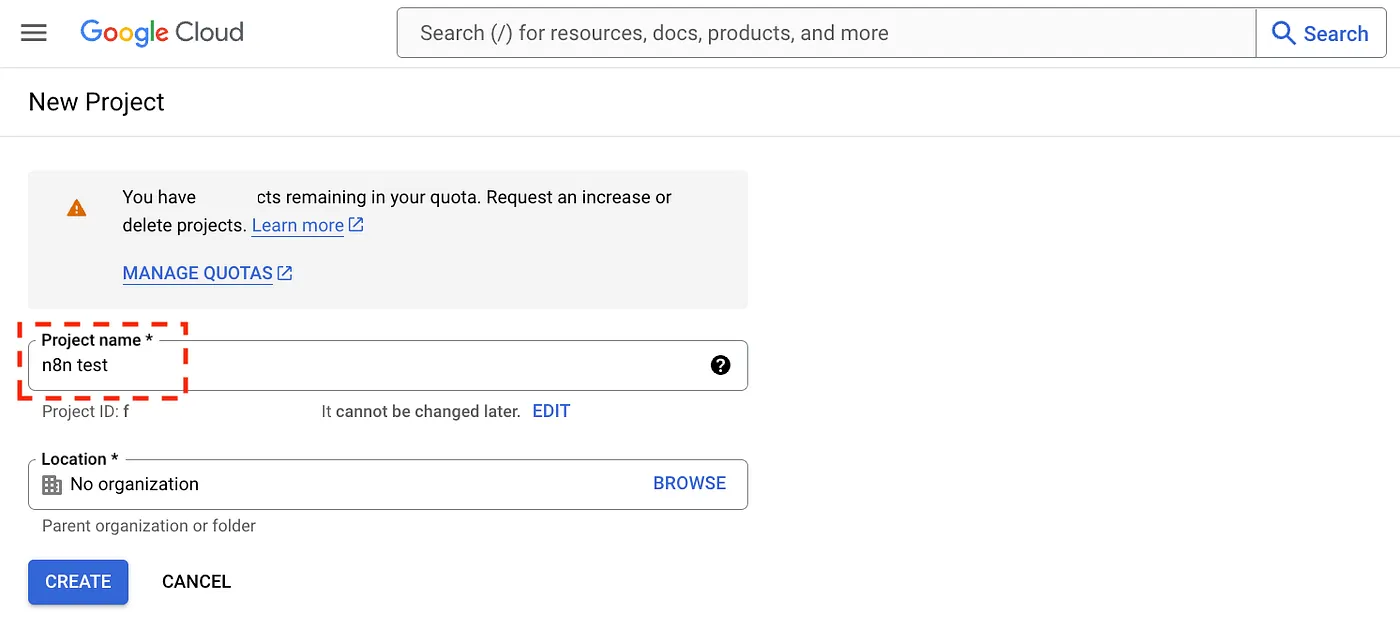 建立 Google Sheets API 的 Credential（圖 12）