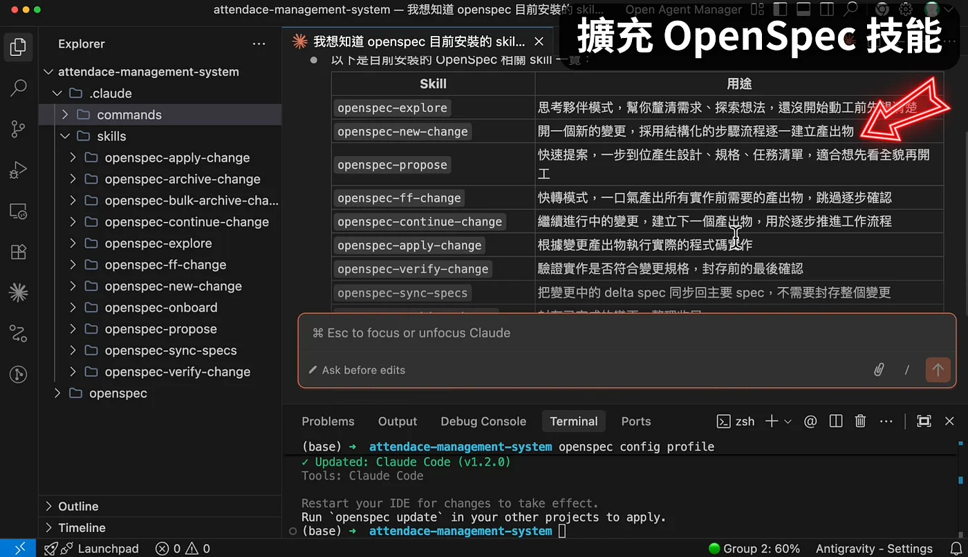 在專案初始 OpenSpec（圖 14）