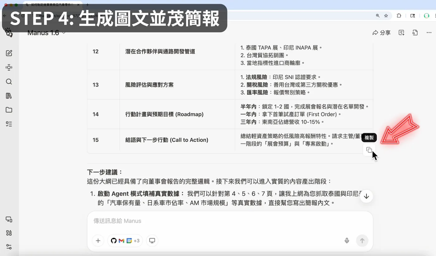STEP 4: 生成圖文並茂簡報(圖 13)