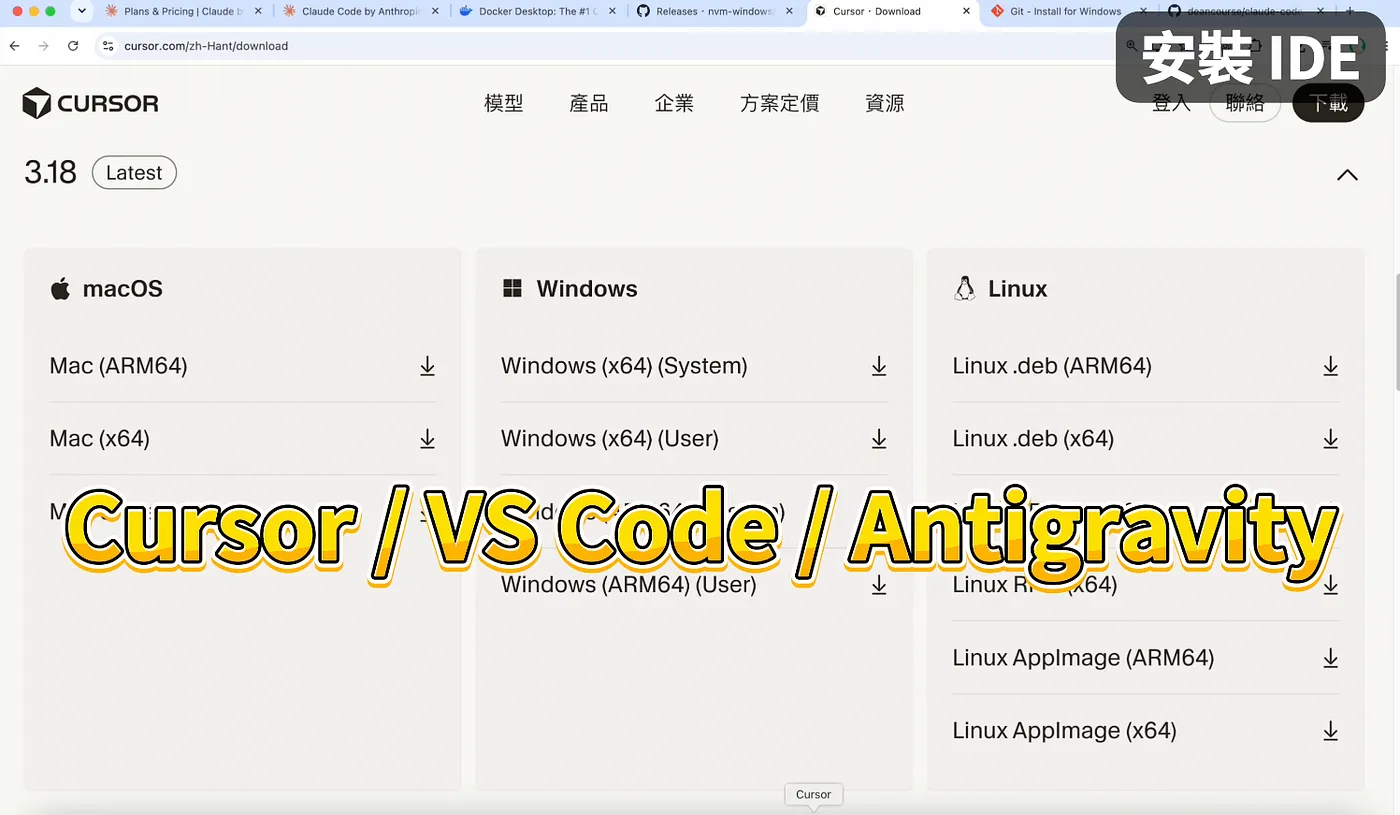 安裝程式碼編輯器 IDE(圖 6)