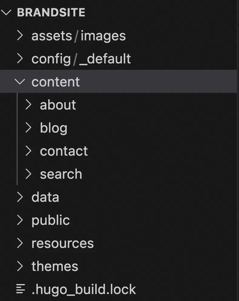 移除 english 層後的 content 資料夾結構
